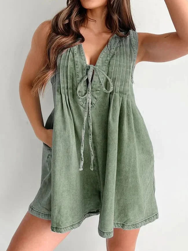 Dixie Denim Romper