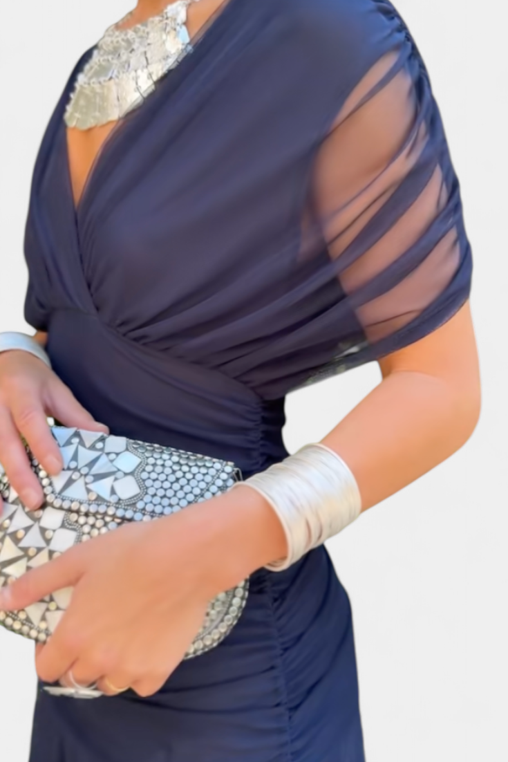 Leonor Maxi Dress - Blue