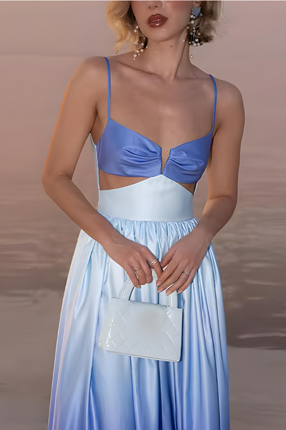 Women's Cocktail Ombre Sweetheart Maxi Dress