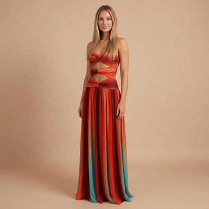 Women's Wedding Guest Strapless Ombre Maxi Dress - product image 2