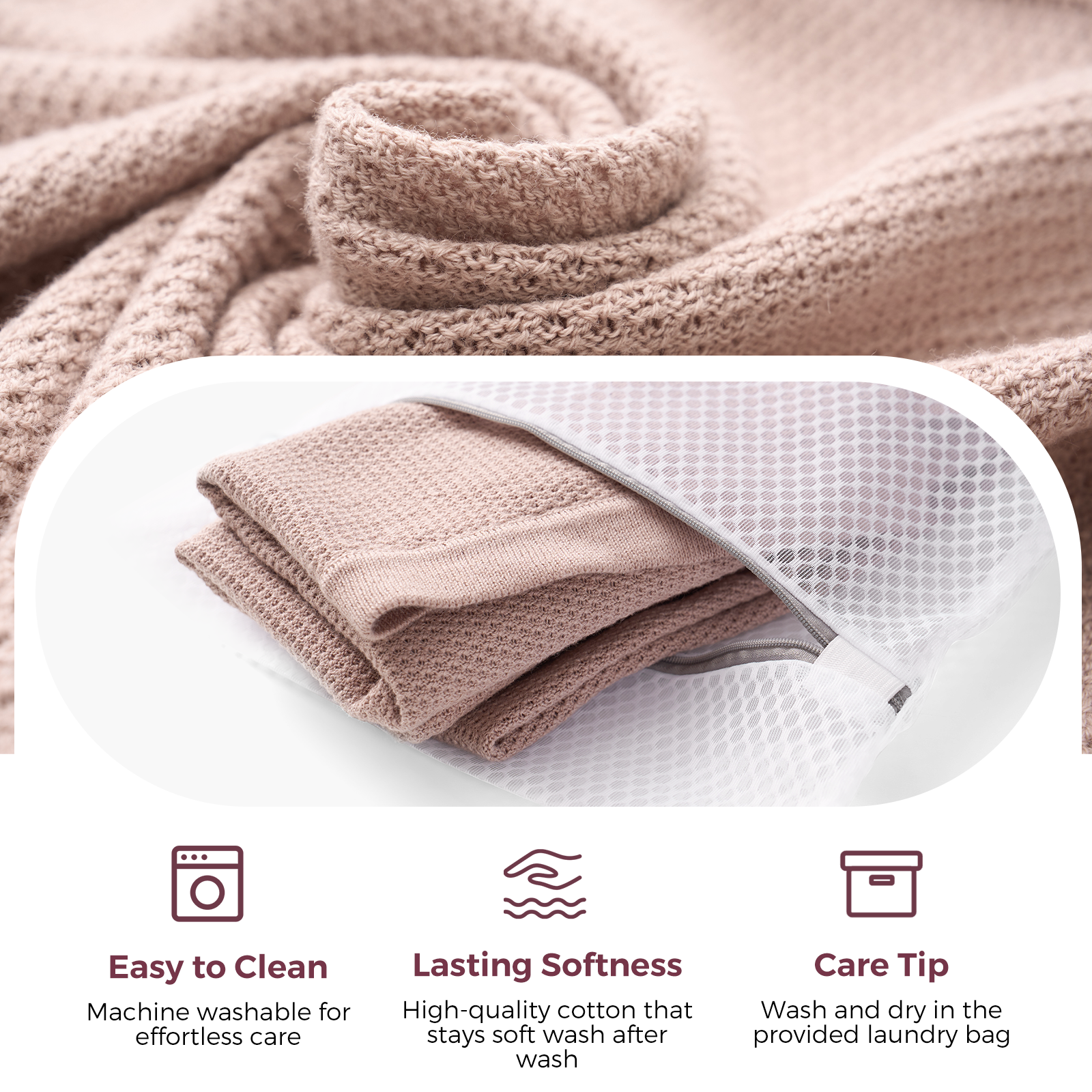 Women's Lightweight Knit Nursing Cover Poncho with Window - product image 4