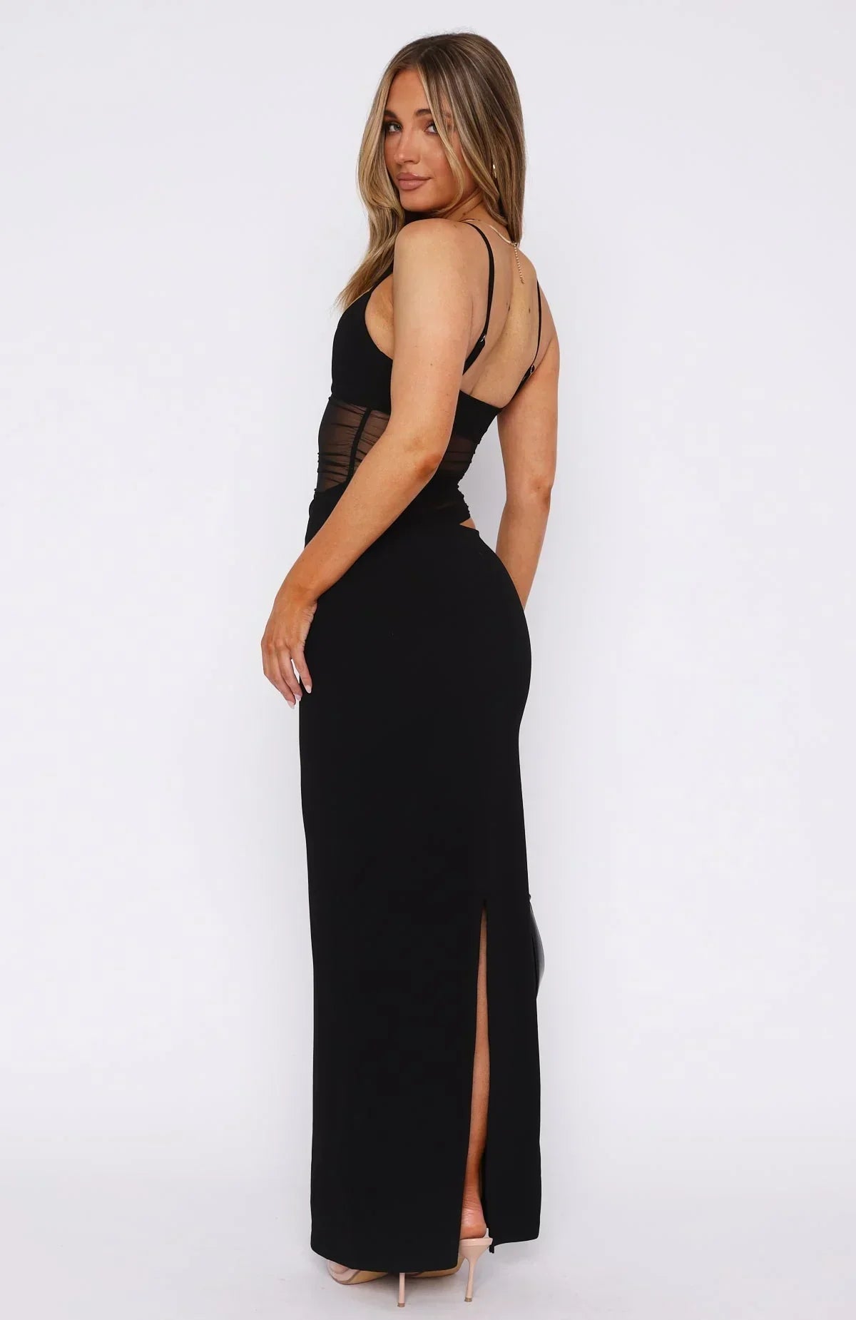 Tamara Cutout Maxi Dress - Black