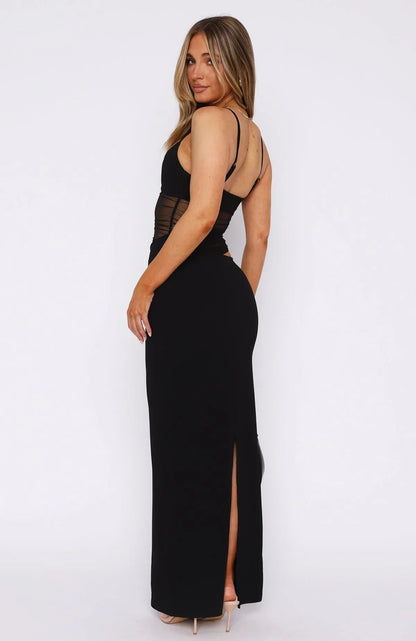 Tamara Cutout Maxi Dress - Black