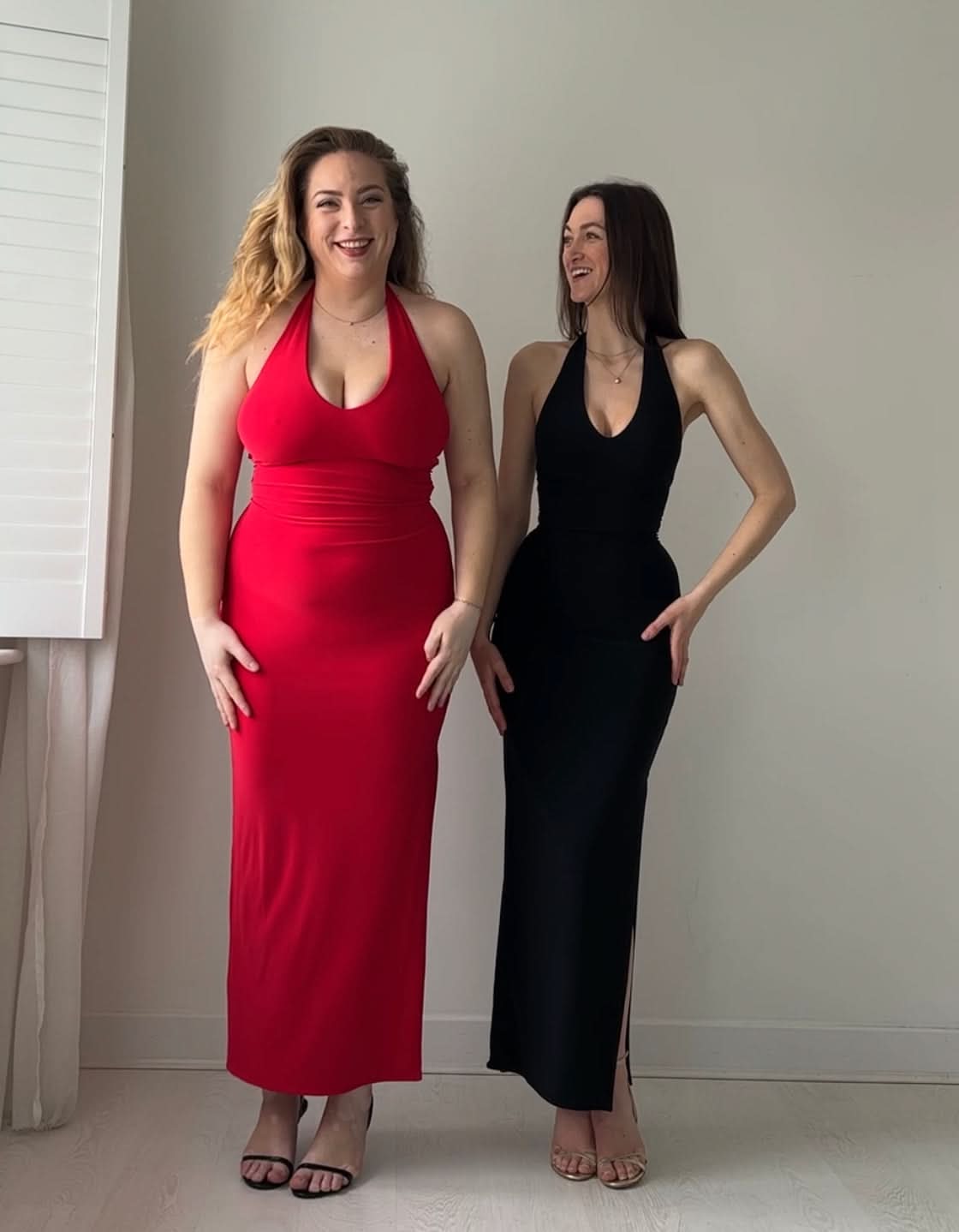Women's Cocktail Halter Bodycon Maxi Dress With Side Slit - product image 6