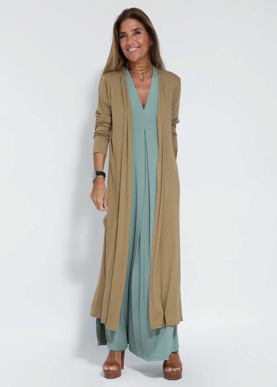 Women's Cocktail Sleeveless V Neck Maxi Dress With Slit