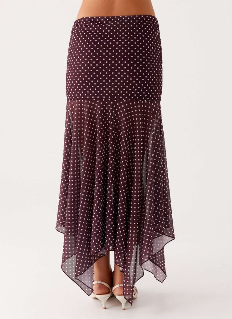 Women's Cocktail Polka Dot Midi Dress Set Square Neck - product image 7