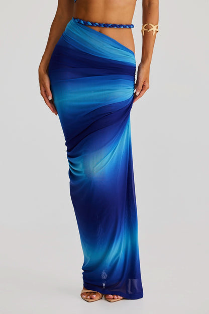 Women's Cocktail Ruched Cutout Maxi Dress Two Piece Set - product image 10