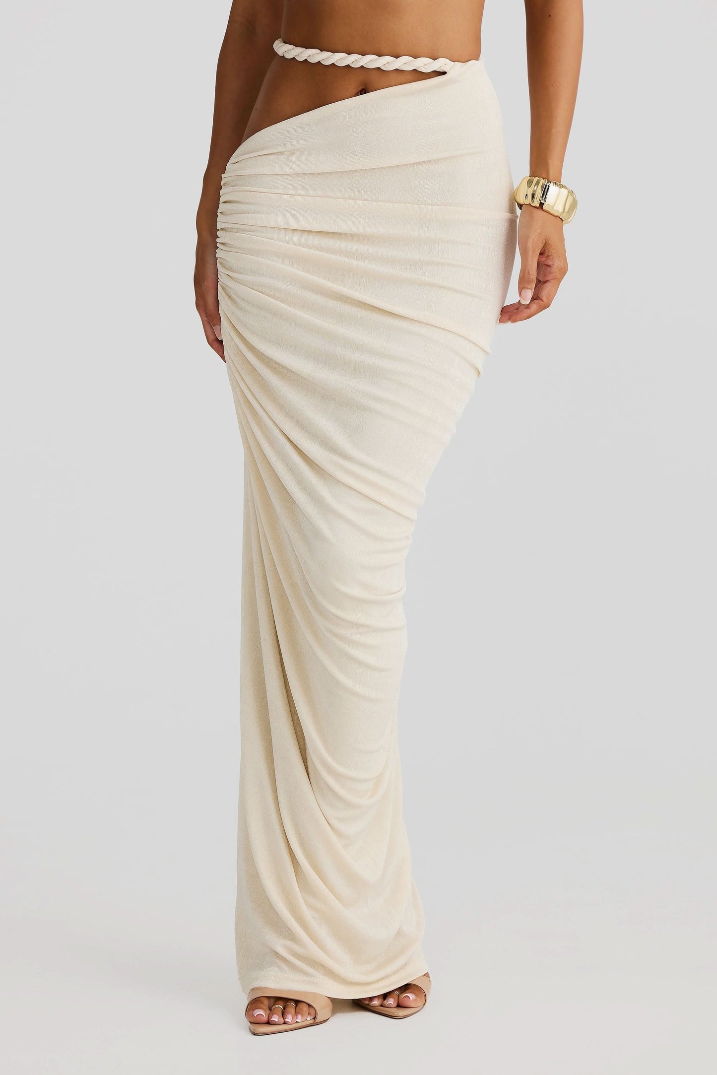 Women's Cocktail Ruched Cutout Maxi Dress Two Piece Set - product image 8