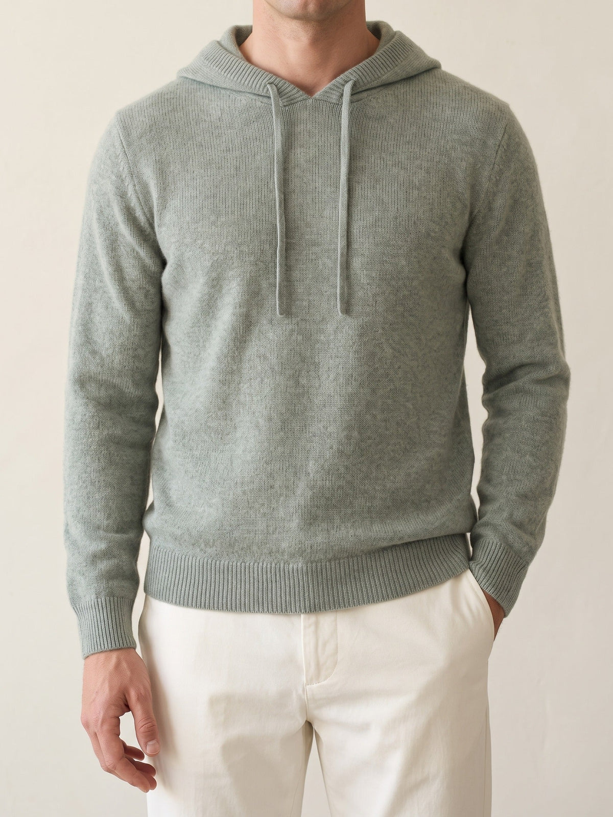 Adrian Hooded Sweater - Verdant Slate
