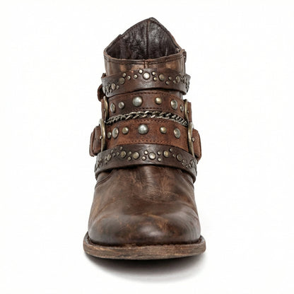 Aila Studded Ankle Boots