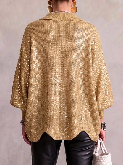 Alessa Collared Knit Top