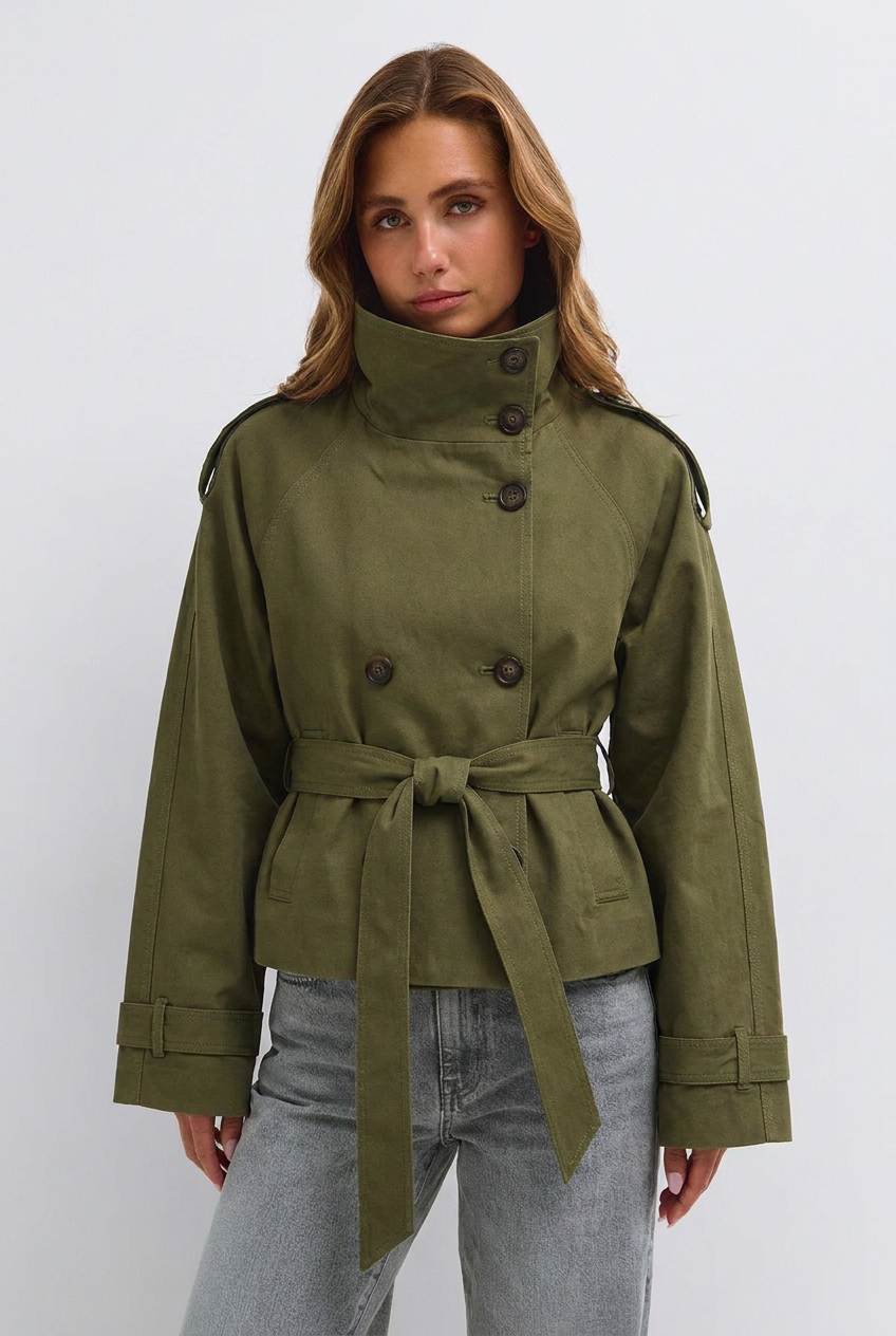 Amabel Cropped Trench Coat