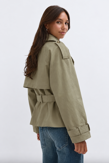 Amabel Cropped Trench Coat