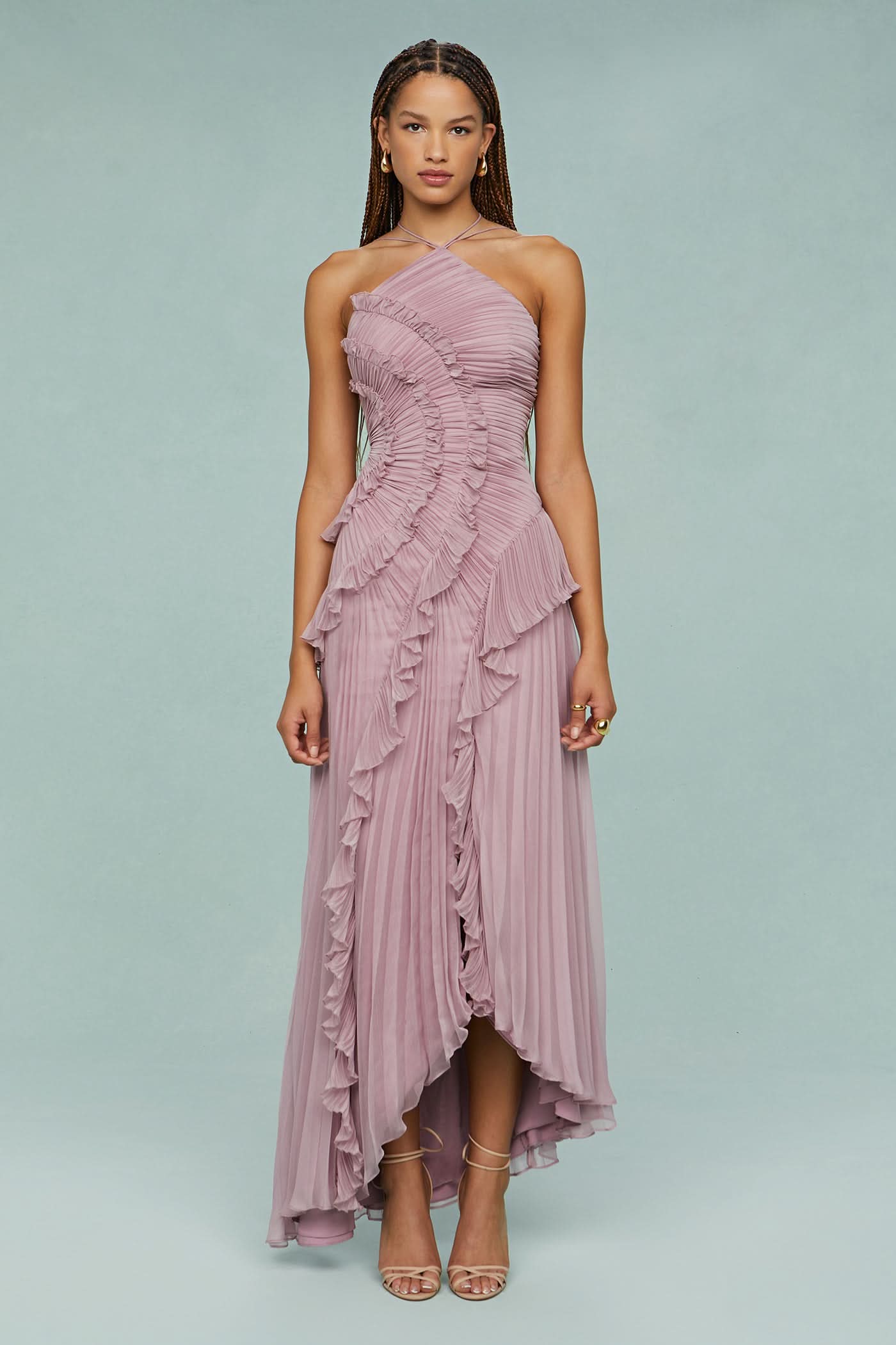Amelia Halter Maxi Dress