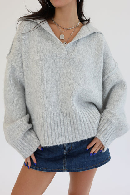 Amorette V-Neck Knit Top