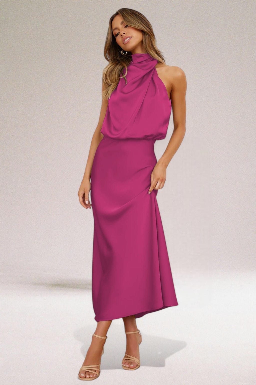 Arden Halter Midi Dress