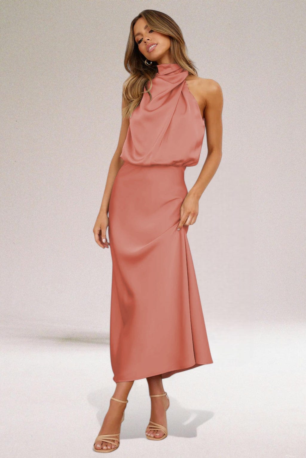 Arden Halter Midi Dress