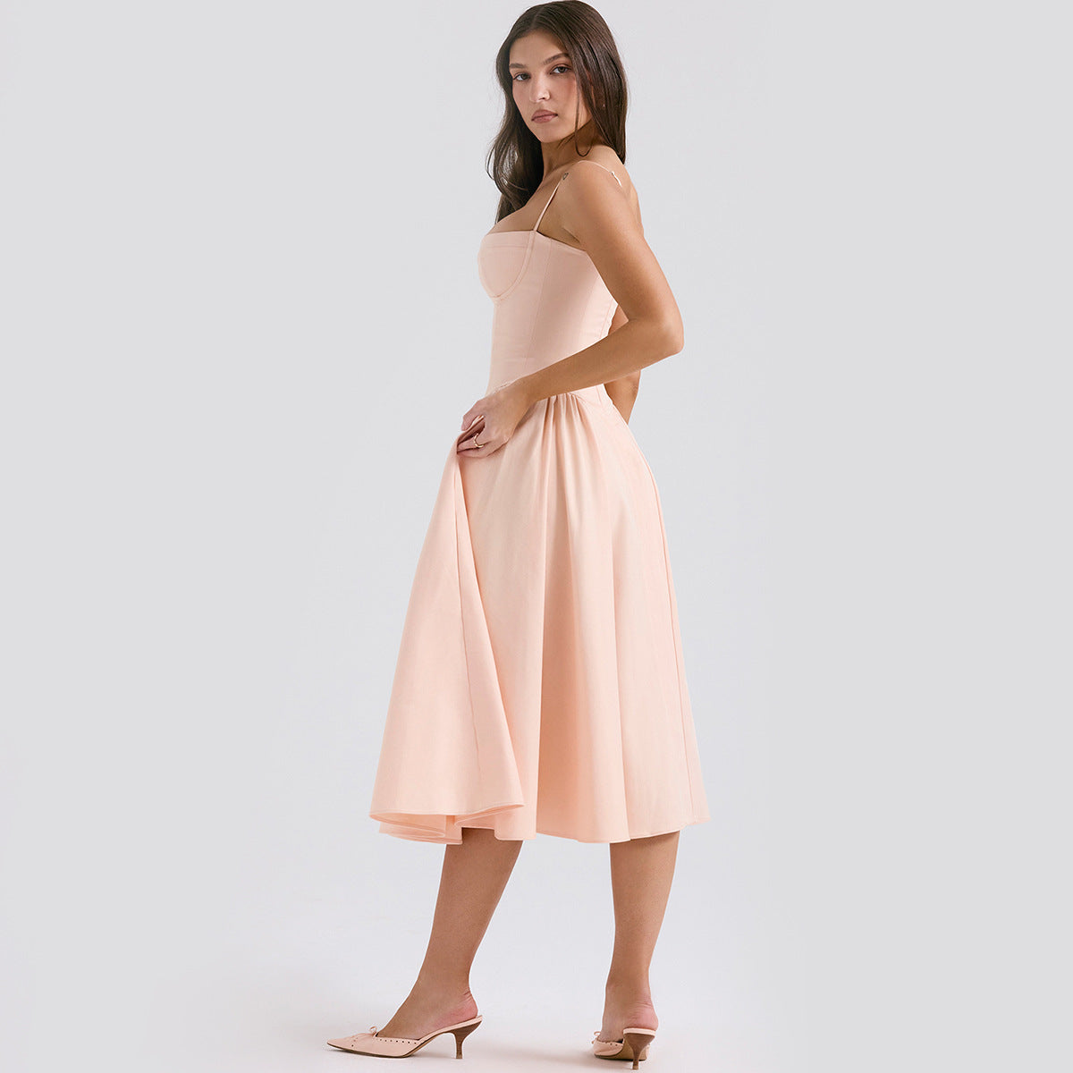 Avalon Corset Midi Dress