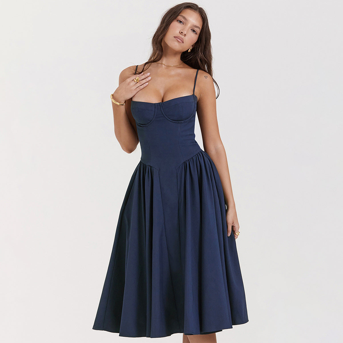 Avalon Corset Midi Dress