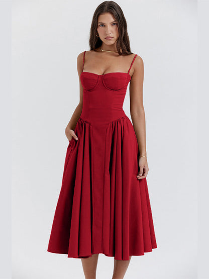 Avalon Corset Midi Dress