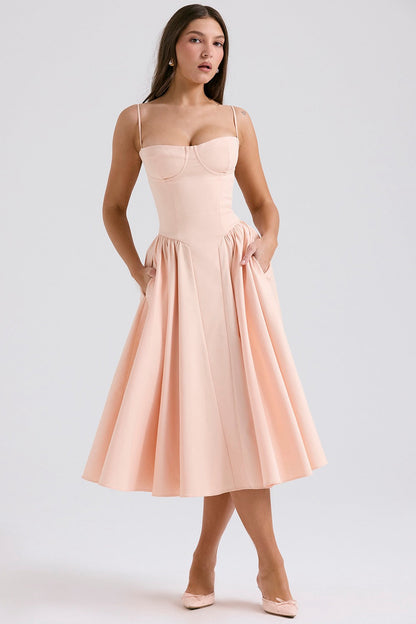 Avalon Corset Midi Dress
