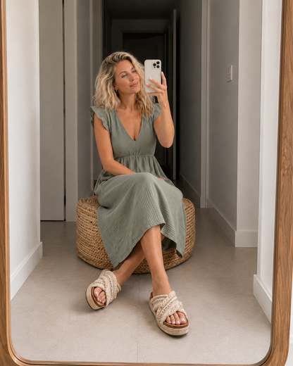 Belisande Midi Dress