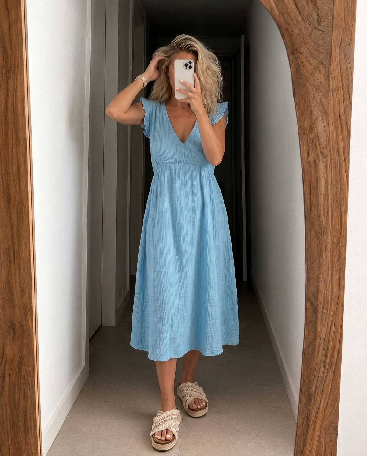 Belisande Midi Dress