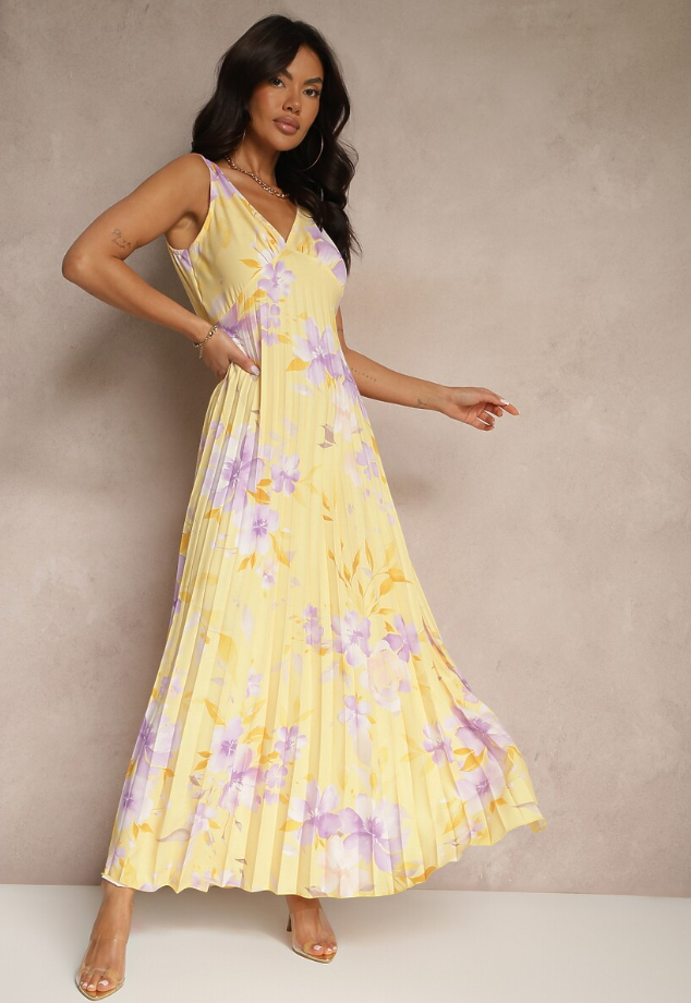 Cassia v Neck Maxi Dress