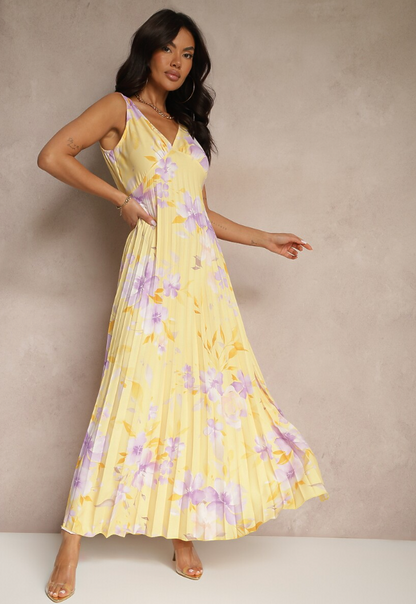 Cassia v Neck Maxi Dress