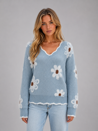 Light Blue Floral