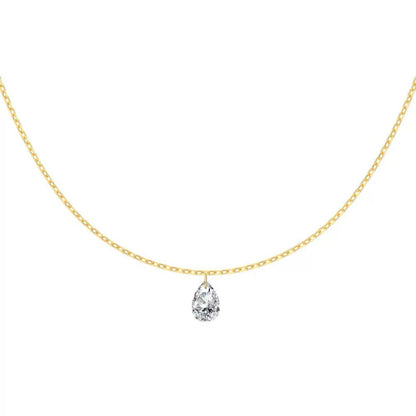 Ceridwen Pear Drop Necklace - Gold