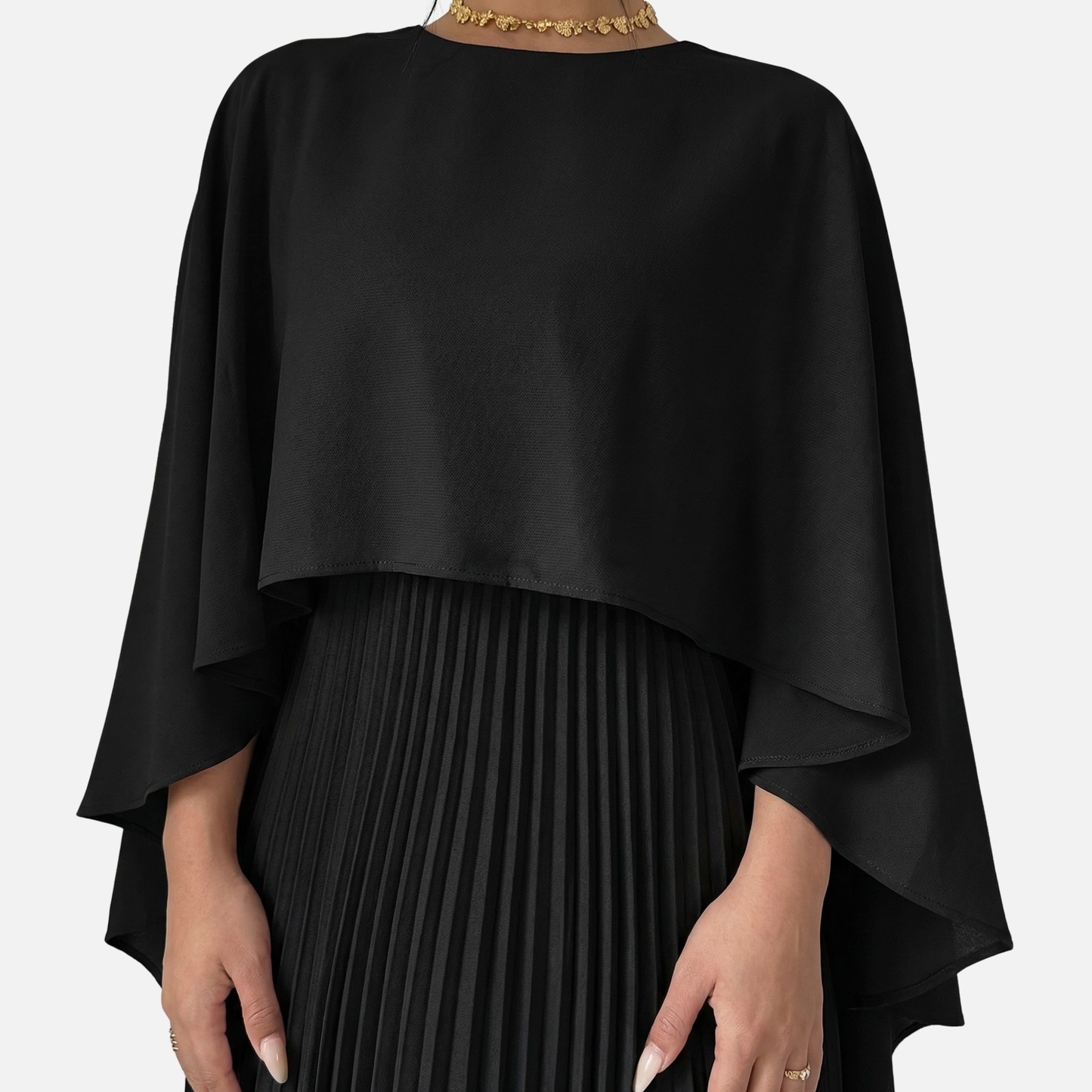 Cleo Cape Maxi Dress