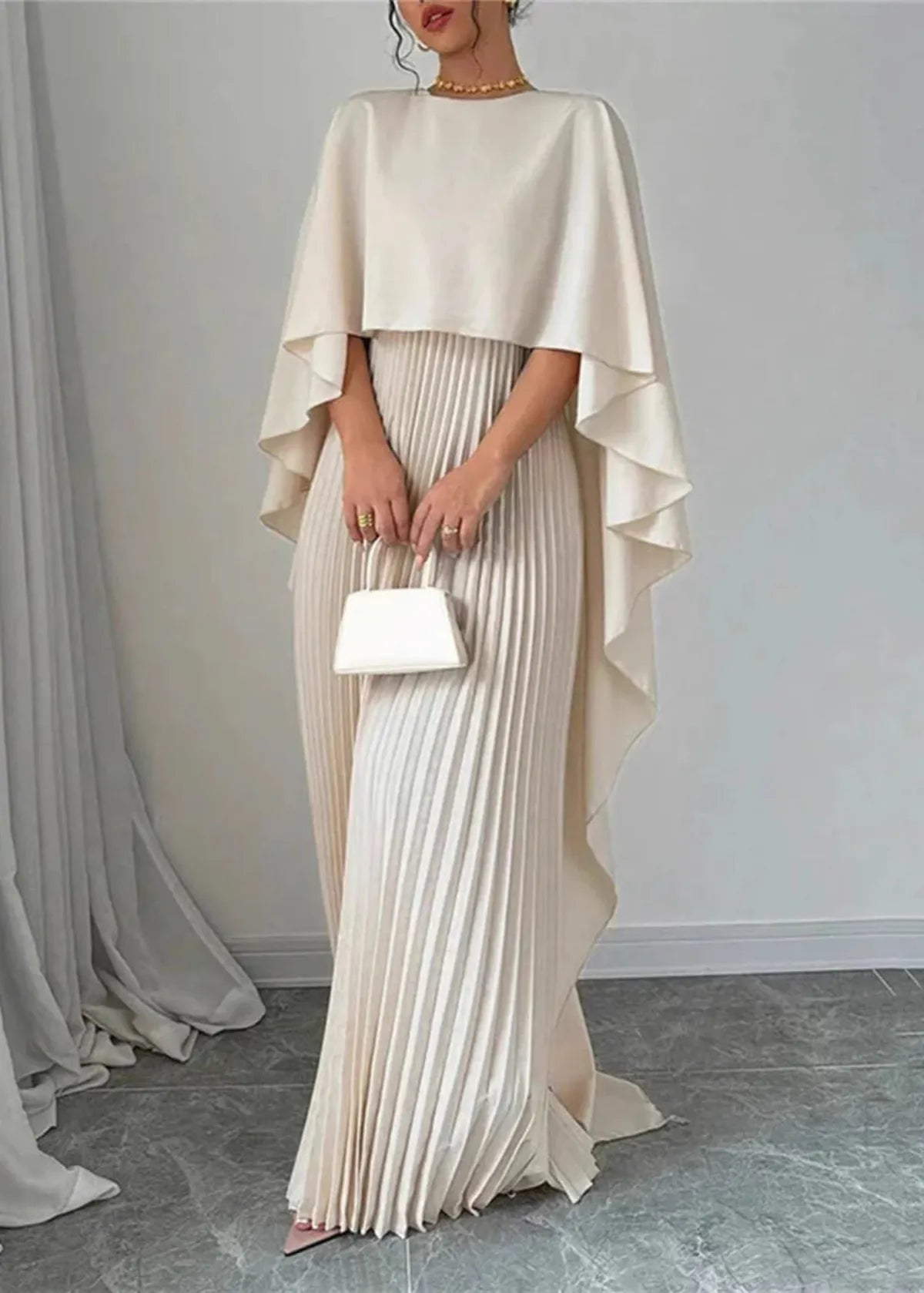 Cleo Cape Maxi Dress