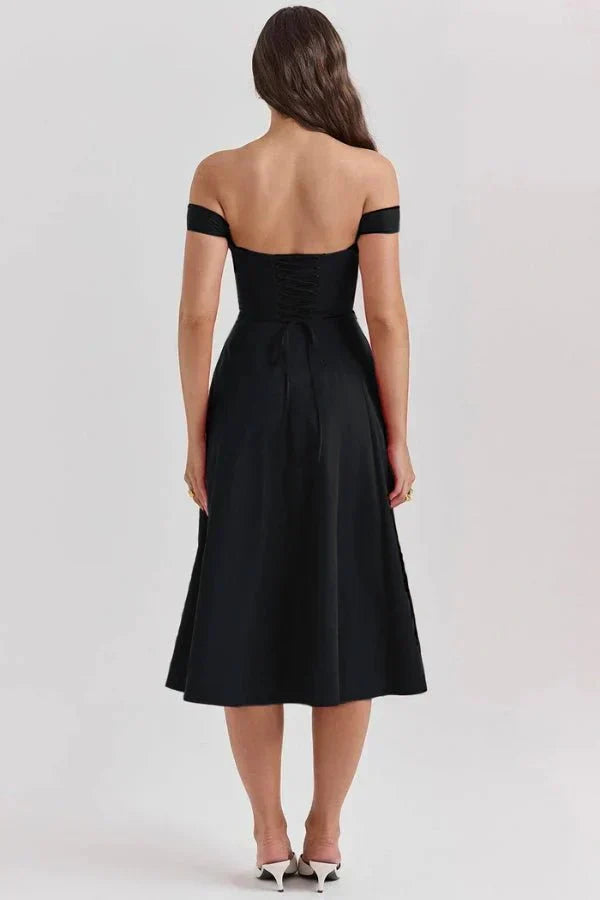 Coralie Off Shoulder Midi Dress