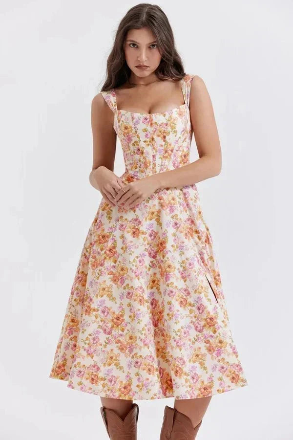 Coralie Off Shoulder Midi Dress