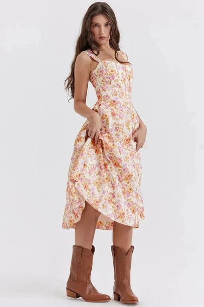 Coralie Off Shoulder Midi Dress