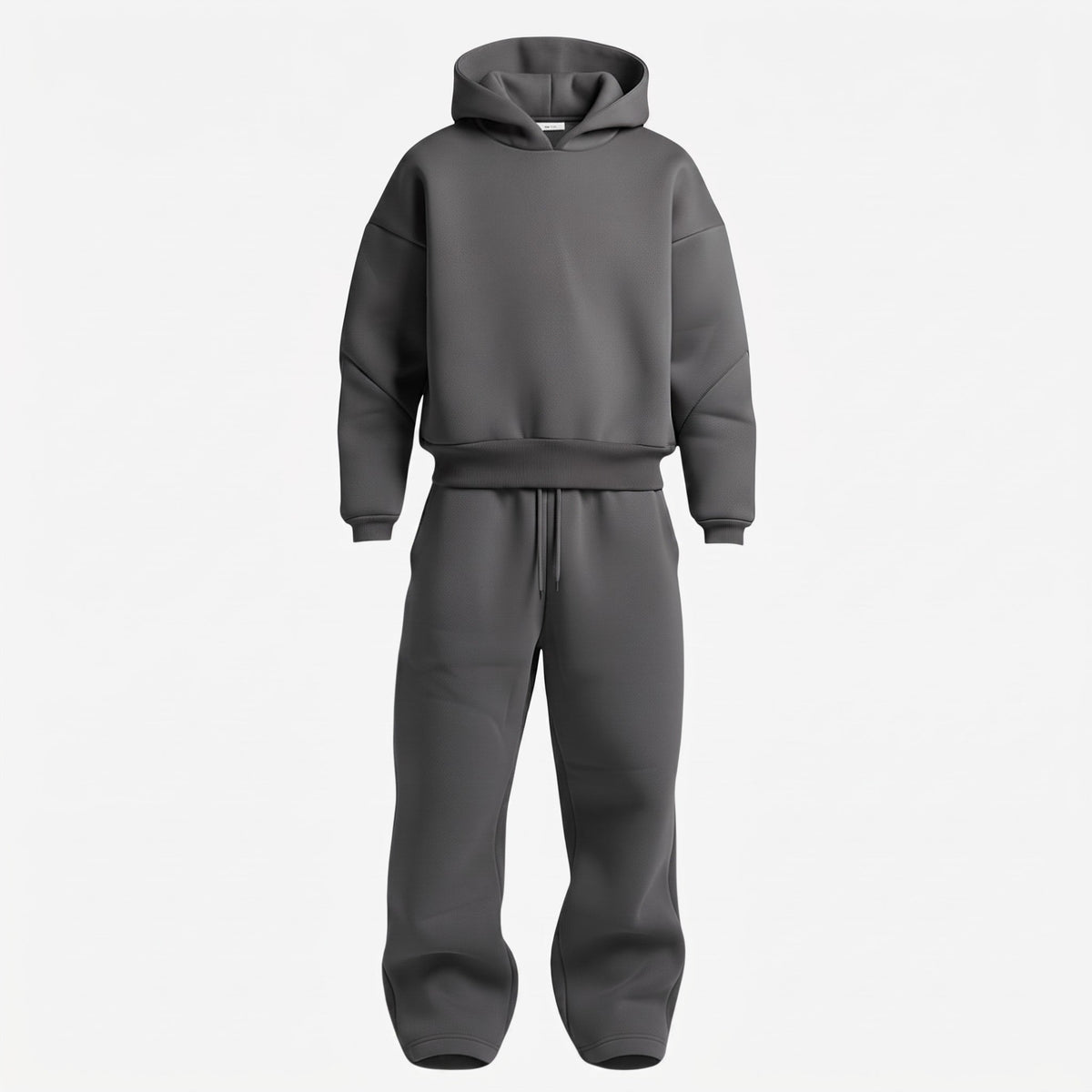 Cyrus Relaxed Hooded Tracksuit - Dark Gray