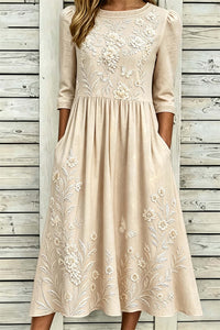 Beige Floral