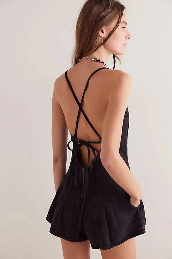 Dazed Denim Romper