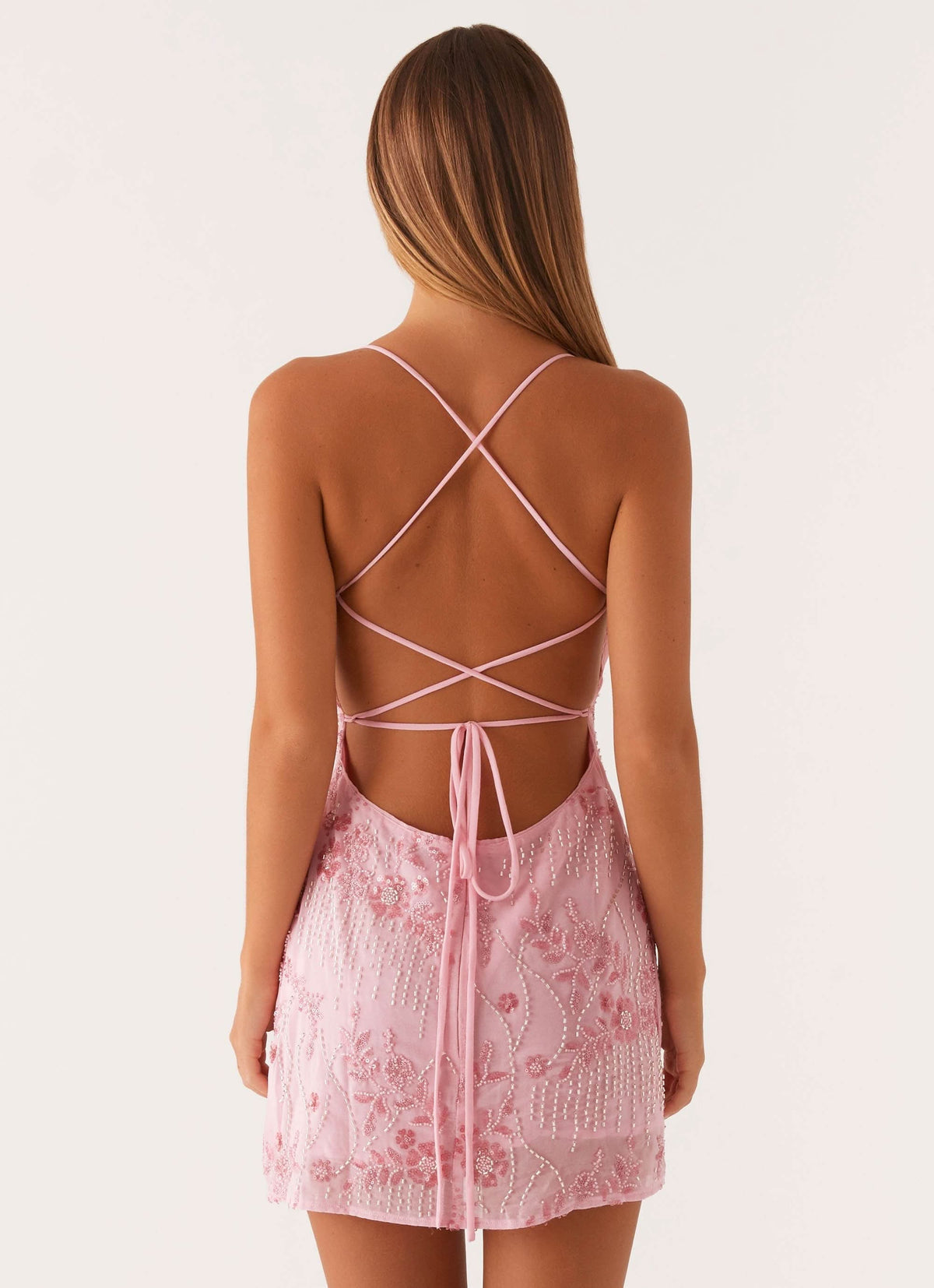 Women's Cocktail Sequin Sweetheart Mini Dress Open Back - product image 6