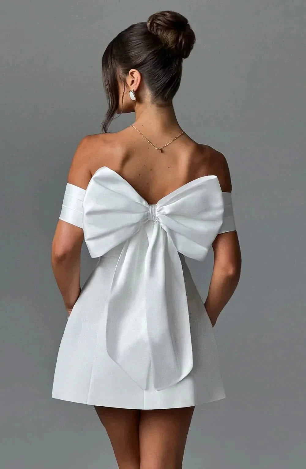 Demi Bow Mini Dress
