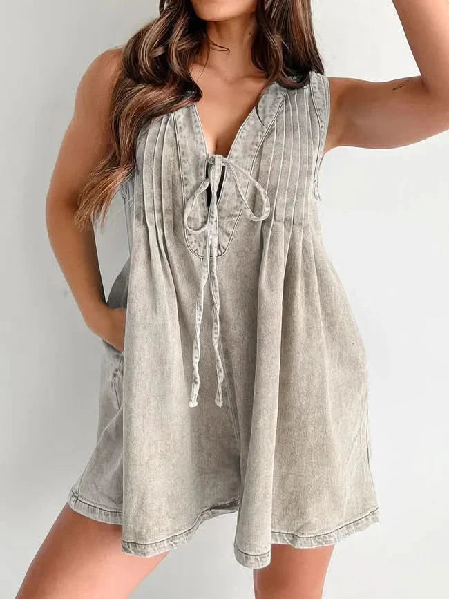 Dixie Denim Romper
