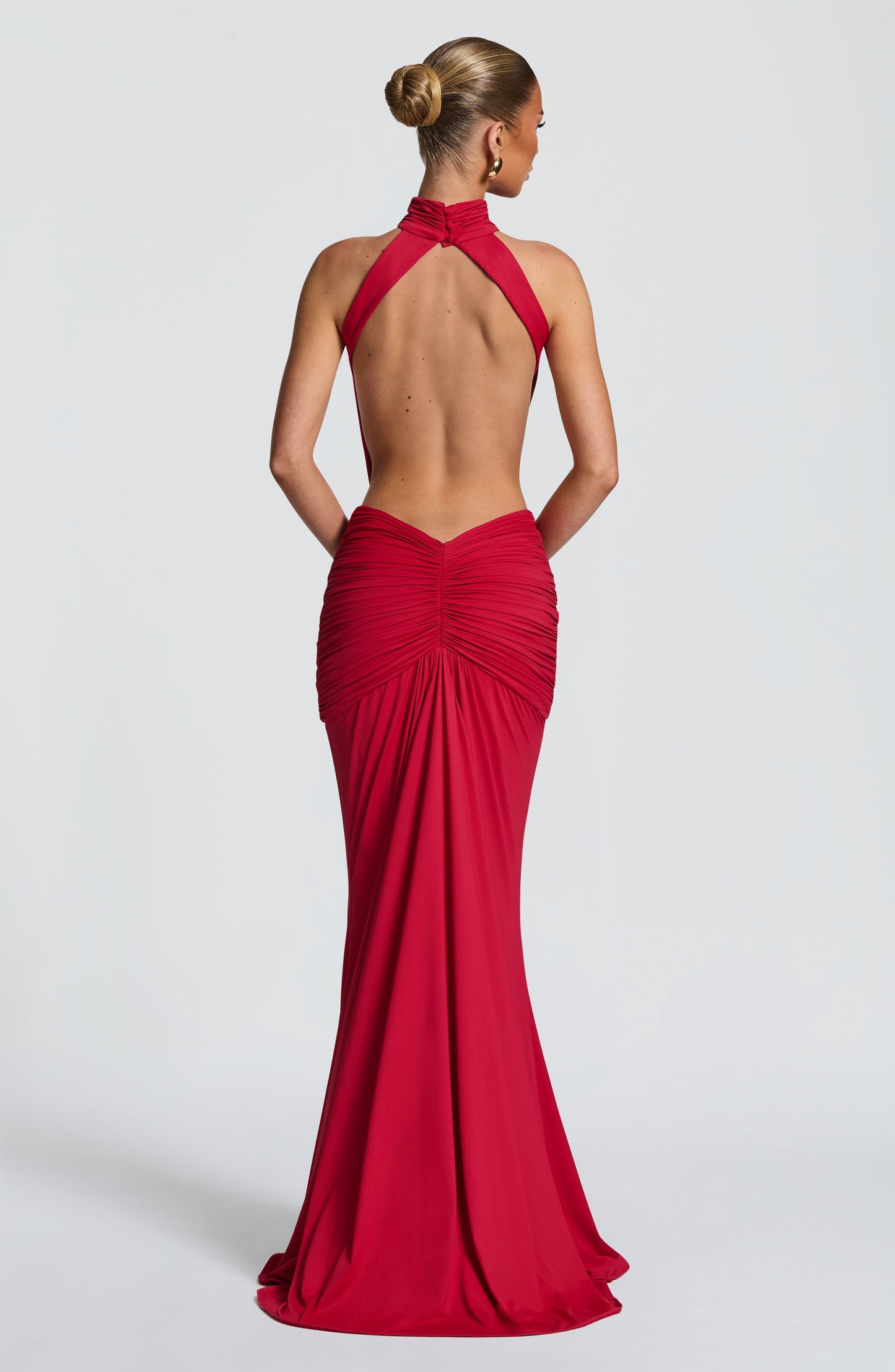 Dove Halter Maxi Dress