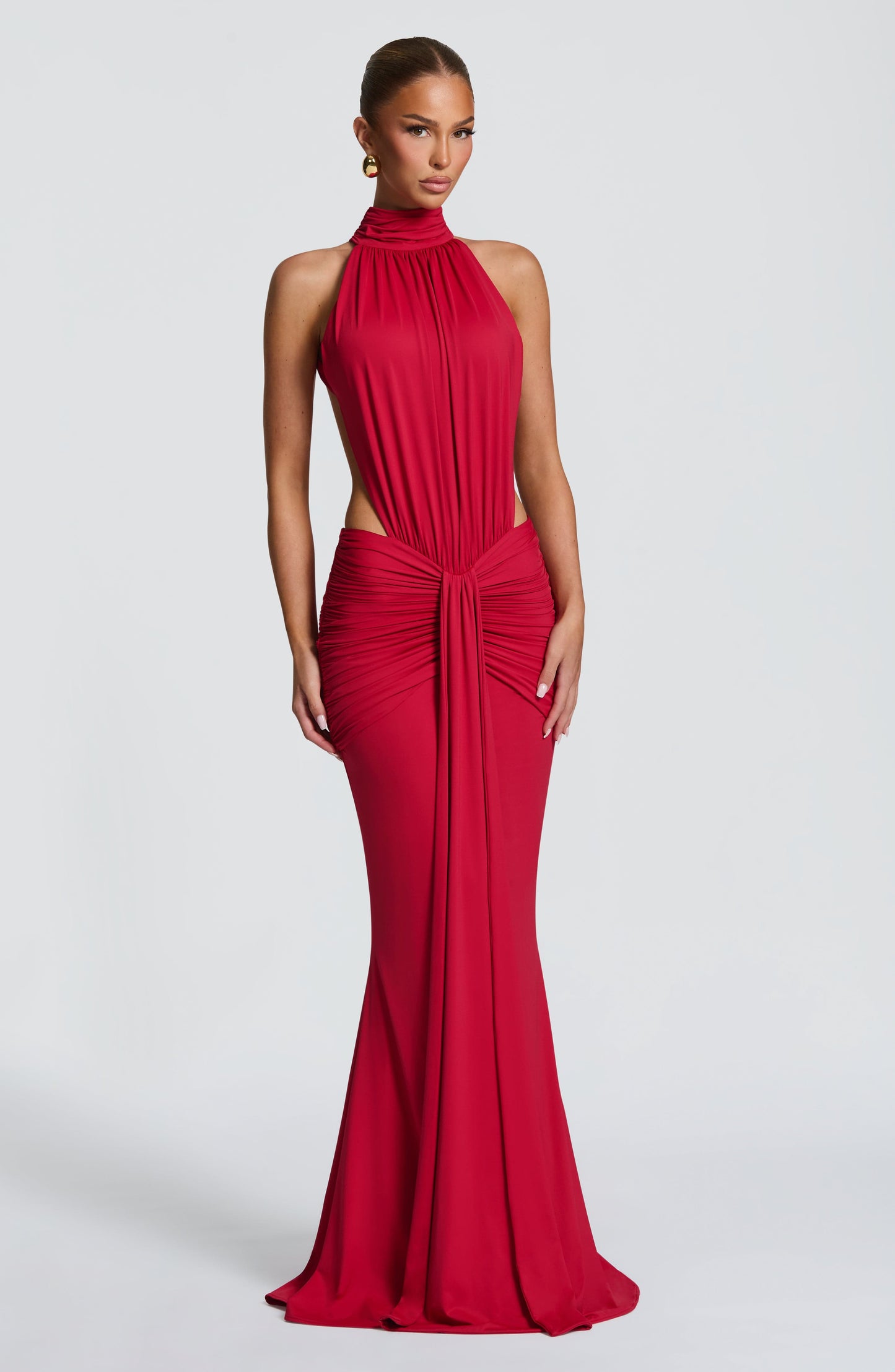 Dove Halter Maxi Dress