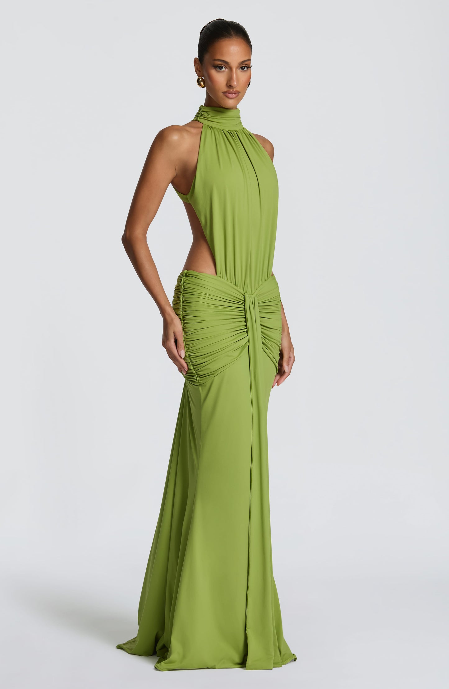 Dove Halter Maxi Dress
