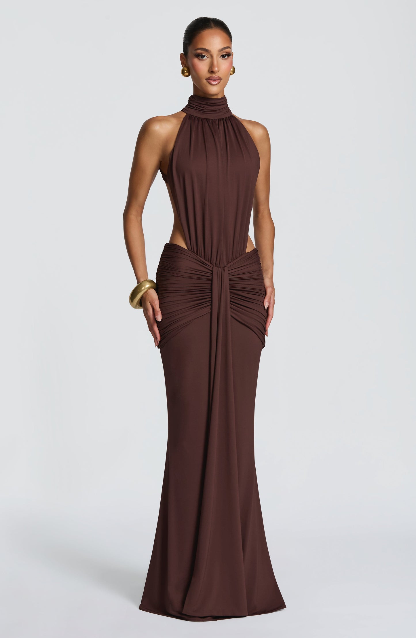 Dove Halter Maxi Dress