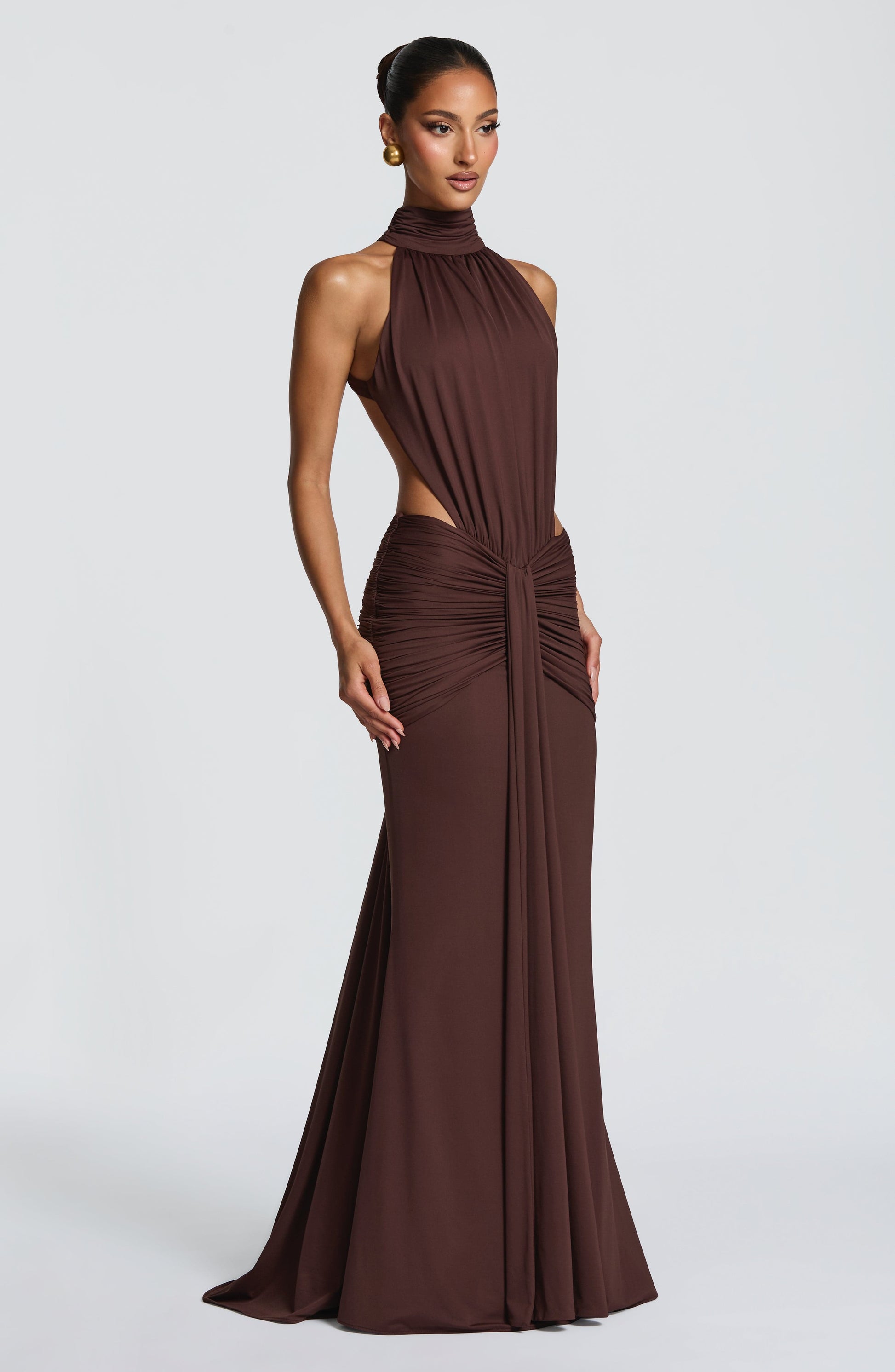 Dove Halter Maxi Dress