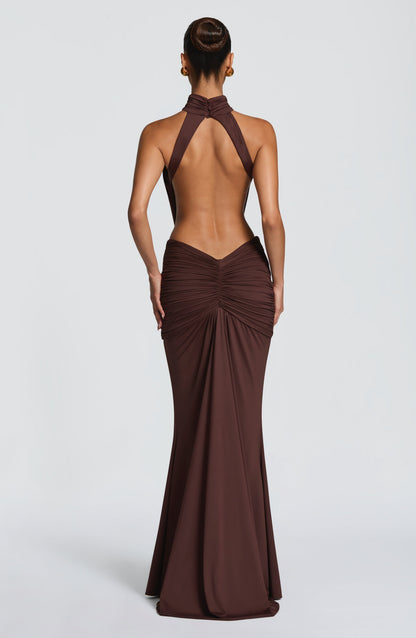 Dove Halter Maxi Dress