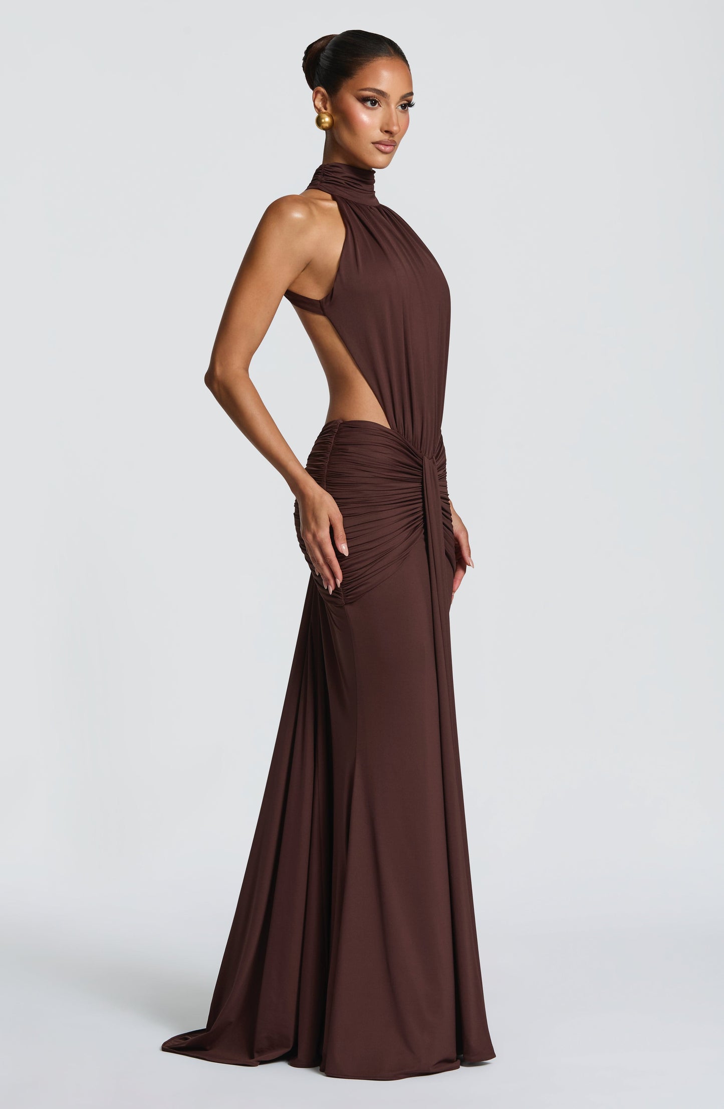 Dove Halter Maxi Dress
