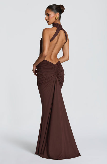 Dove Halter Maxi Dress